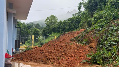 Quang Ngai tem muitos deslizamentos de terra e inundações locais.