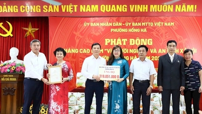 Hong Ha Ward lançou o mês de pico "Para os pobres" e a previdência social em 2025