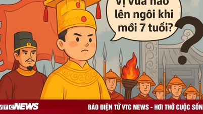 Vị vua nào lên ngôi khi mới 7 tuổi?