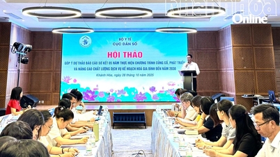 Befolkningsdepartementet - Helsedepartementet arrangerte et verksted i Khanh Hoa