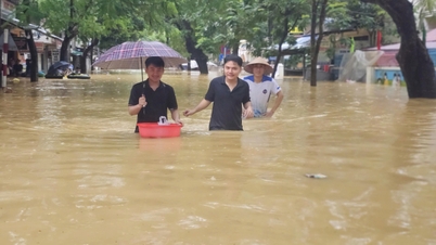 Mực nước các sông vẫn vượt báo động III, hồ chứa tiếp tục xả lũ