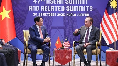 Premier Pham Minh Chinh ontmoet de premier van Maleisië