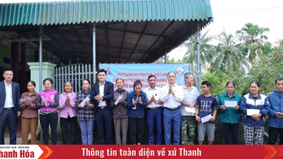 Steun de mensen in de gemeente Tuong Linh om de gevolgen van natuurrampen te boven te komen