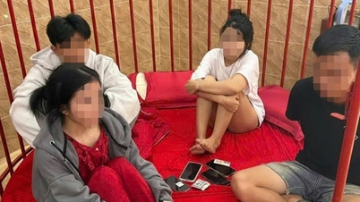 Caught 4 subjects using drugs at a motel in Ham Thuan Nam