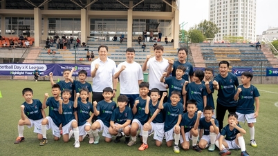 HD Hyundai Electric accompagne la jeunesse vietnamienne dans la « déclenchement » de la passion pour le football