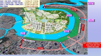 Προσανατολισμός χωροταξικού σχεδιασμού του Μουσείου Χο Τσι Μινχ και του λιμανιού Nha Rong - Khanh Hoi