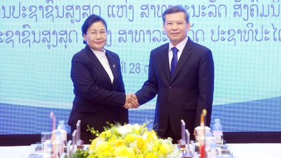 Ketua Hakim Mahkamah Agung Rakyat Vietnam dan Laos mengadakan rundingan dua hala