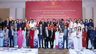 Genel Sekreter To Lam, İngiltere'deki Büyükelçilik personeli ve Vietnam toplumuyla bir araya geldi