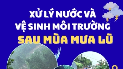 Vattenrening och miljösanering för att begränsa epidemier efter översvämningar