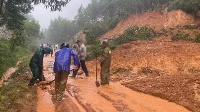 Un glissement de terrain bloque la route provinciale 14B.