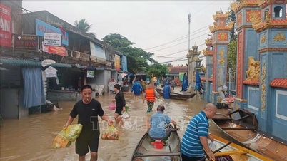 Bereitstellung von nationalen Reserven an Lebensmitteln und Materialien zur Unterstützung der Stadt Hue