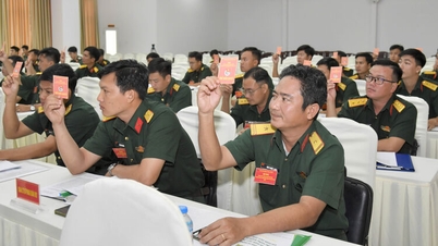 Belia angkatan tentera wilayah An Giang terus melatih keberanian dan kualiti mereka, merintis transformasi digital.