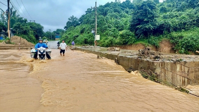 גשר זמני לאנרגיית רוח חוסם את הזרימה, תושבי קה סאן סובלים מהצפות