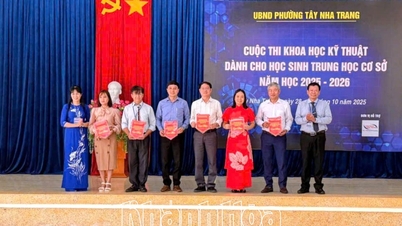 Barrio Tay Nha Trang: Inauguración del Concurso de Ciencia y Tecnología para Estudiantes de Secundaria