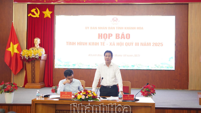 UBND tỉnh Khánh Hòa họp báo tình hình kinh tế - xã hội quý III