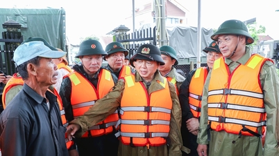 Wicepremier Tran Hong Ha przeprowadził inspekcję i kierował pracami związanymi z reagowaniem na powodzie w Da Nang.