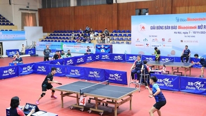 MOFIT - DOUBLE FISH fortsetter å følge den 12. Hanoi Moi Newspaper Open bordtennisturneringen i 2025