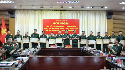 Wilayah Militer 1: Memberikan penghargaan kepada 42 kolektif dan individu dengan prestasi luar biasa