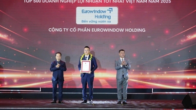 Eurowindow Holding được vinh danh Top 500 Doanh nghiệp lợi nhuận tốt nhất Việt Nam năm 2025
