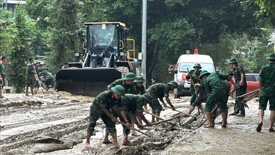 軍は、人々が嵐第10号の影響を克服できるよう支援するために最大限の兵力と手段を動員した。