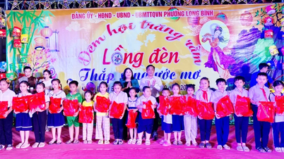 Long Binh Ward ផ្តល់អំណោយពាក់កណ្តាលរដូវស្លឹកឈើជ្រុះចំនួន 300 ដល់កុមារ