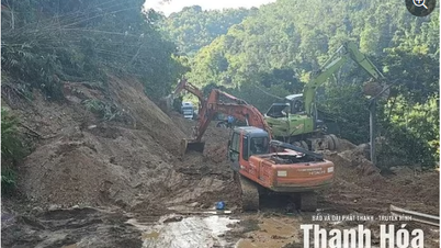 산사태 극복, 원활한 교통 확보