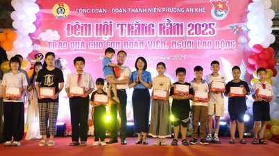 Phường An Khê tổ chức Tết Trung thu cho con em công nhân, lao động