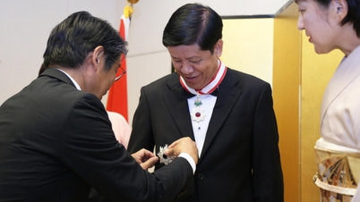 The Government of Japan awarded the Order of the Rising Sun to former Deputy Minister of Foreign Affairs Nguyen Quoc Cuong.