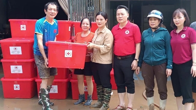 De vicevoorzitter van het Provinciaal Volkscomité, Vuong Ngoc Ha, bracht een bezoek aan de mensen die getroffen zijn door natuurrampen en overhandigde hen geschenken.
