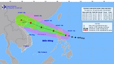Storm Matmo with level 13 gusts is heading towards the East Sea