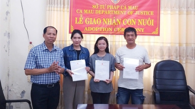 ພະແນກຍຸຕິທຳແຂວງ ກ່າເມົາ ຈັດຕັ້ງພິທີມອບ-ຮັບລູກລ້ຽງທີ່ມີອົງປະກອບຕ່າງປະເທດ.