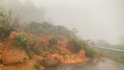 Riksväg 28B Dai Ninh-passet har öppnat för trafik igen efter en period av avbrott på grund av jordskred.