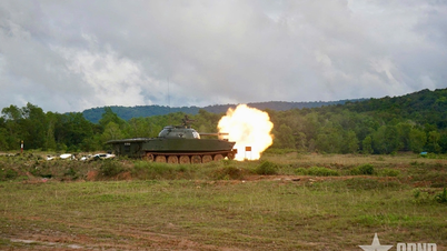 Militärregion 9: Pansarbrigad 950 öppnar eld, genomför skjutprov