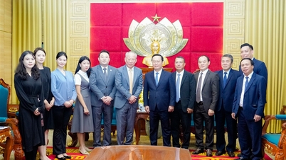 Ο Γραμματέας του Επαρχιακού Κόμματος, Νγκουγιέν Ντουκ Τρουνγκ, δέχθηκε τον Πρόεδρο του Pacific Construction Group