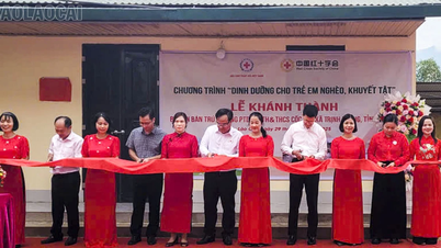 Khánh thành bếp ăn bán trú cho học sinh xã Trịnh Tường