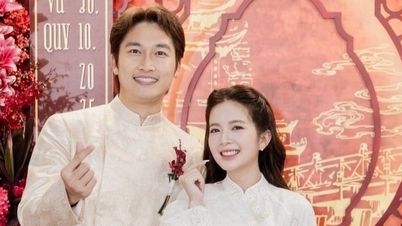 Pasangan primetime VTV Dinh Tu - Ngoc Huyen mengadakan upacara pertunangan