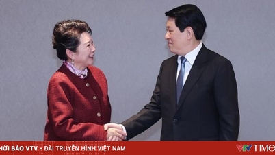 APEC 2025-topweek: president Luong Cuong ontvangt en werkt met grote bedrijven