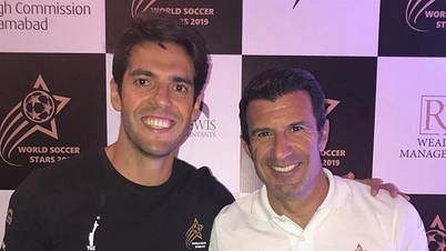 Former football stars Kaka and Figo are preparing to come to Vietnam.