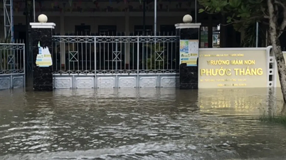 Gia Lai: Hujan deras dan pasang tinggi, 8 sekolah terendam banjir