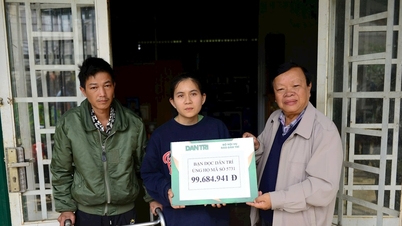 Πάνω από 110 εκατομμύρια VND για την υποστήριξη φτωχών οικογενειών ασθενών στην πτέρυγα Lam Vien - Da Lat