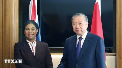 Secretaris-generaal van Lam ontmoet voorzitter van de Britse Conservatieve Partij Kemi Badenoch