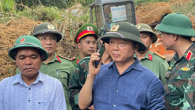 Başbakan Yardımcısı Tran Hong Ha, Quang Ngai'de heyelan kurtarma çalışmalarını denetledi.