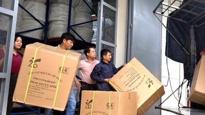 Poskytování zásob zboží pro Quang Ngai a Tuyen Quang k překonání přírodních katastrof