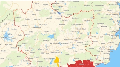Waarschuwing voor veel plotselinge overstromingen, aardverschuivingen en bodemdaling als gevolg van hevige regenval en waterstroom in Lam Dong