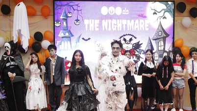 Halloween - Färgerna för integration och identitet hos studenter vid Hung Vuong University