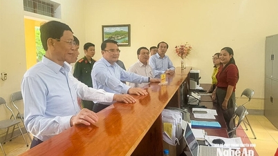 Phó Chủ tịch UBND tỉnh Phùng Thành Vinh kiểm tra, tháo gỡ khó khăn vận hành chính quyền địa phương 2 cấp tại các xã miền Tây Nghệ An