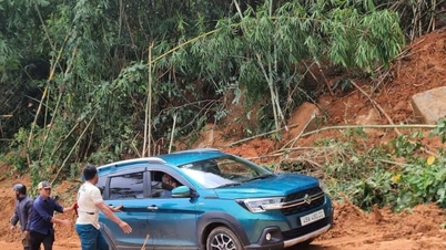 土砂崩れによる数時間の交通渋滞の後、Gia Bac Passが再開