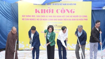 キエウ・フー村から「大団結」の精神を広める