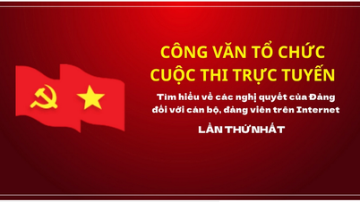 Regulamin pierwszego konkursu internetowego dla kadr i członków partii, którego celem jest poznanie uchwał partii w Internecie.