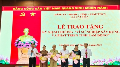 Cát Tiên trao Huy hiệu Đảng, Kỷ niệm chương vì sự nghiệp xây dựng, phát triển tỉnh Lâm Đồng